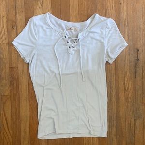 White tie t shirt